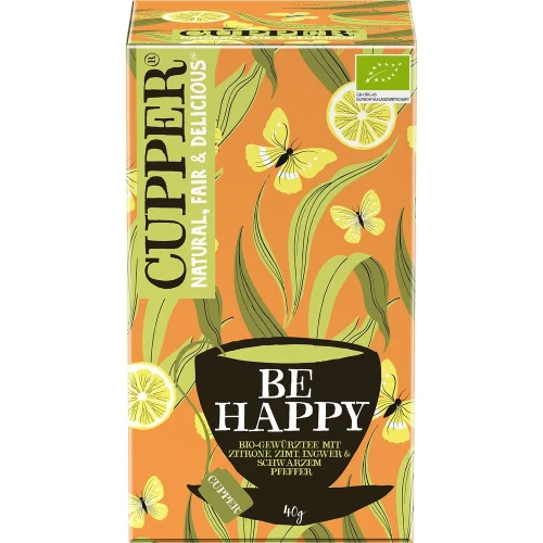 CUPPER Be Happy Gewürztee Zitr Zimt Ing Bio 20 Stk