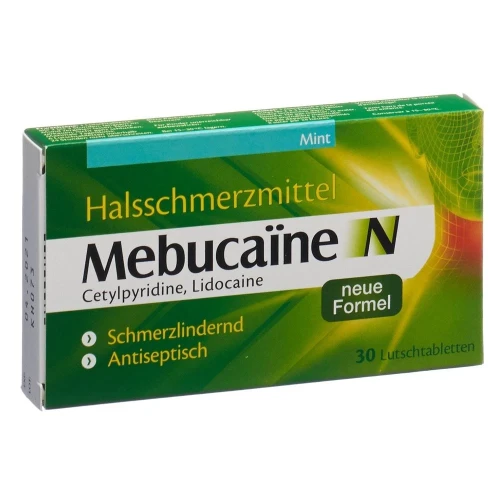 MEBUCAÏNE N Lutschtabletten neue Formel 30 Stk