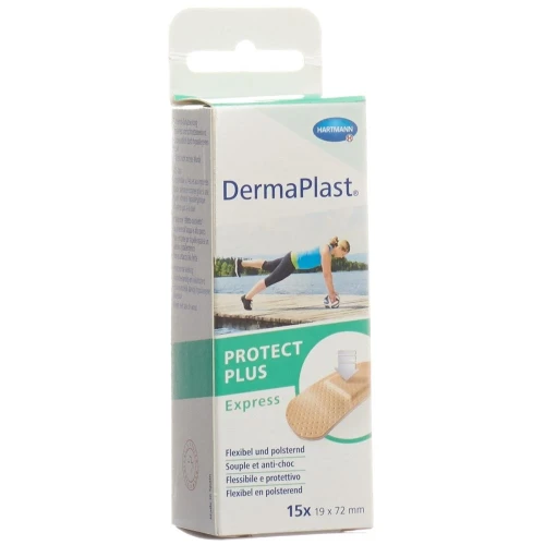 DERMAPLAST ProtectPlus Express 19mmx72mm 15 Stk