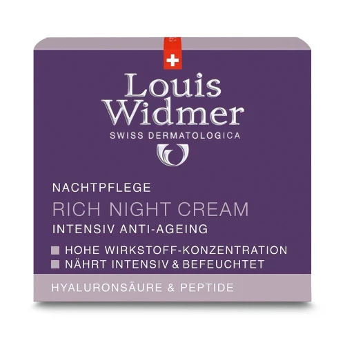 LOUIS WIDMER Rich Night Cream parfümiert 50 ml