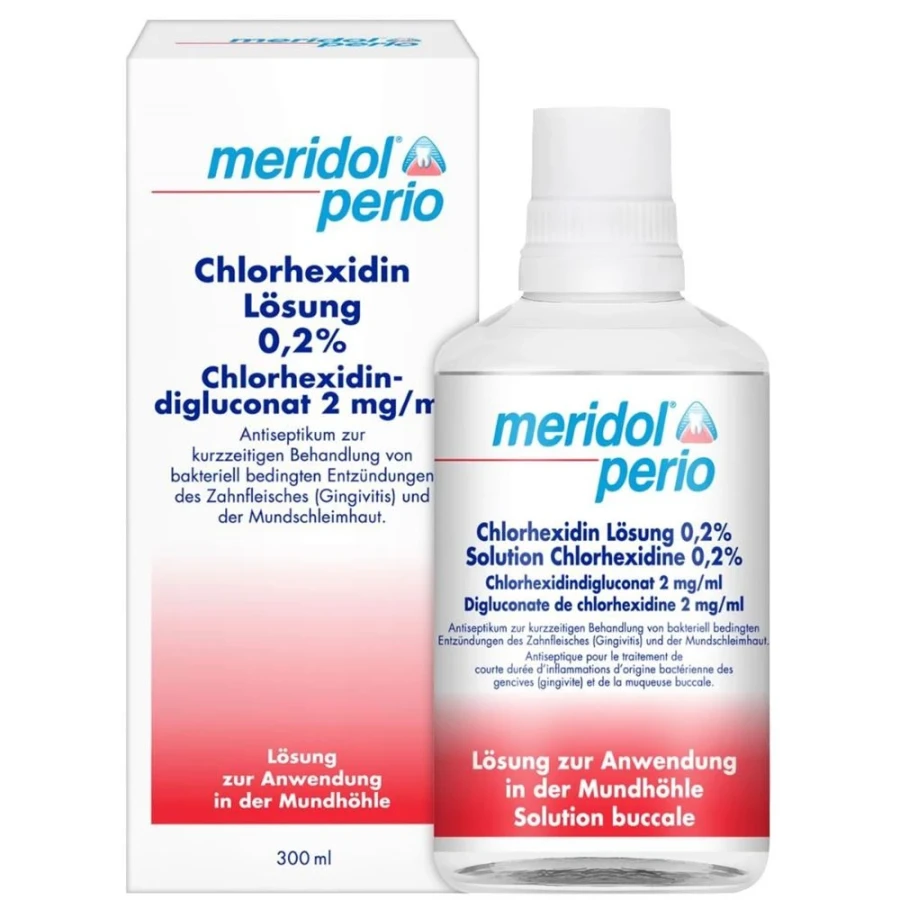 MERIDOL perio Chlorhexidin Lös 0.2 % Fl 300 ml MERIDOL perio Chlorhexidin Lös 0.2 % Fl 300 ml