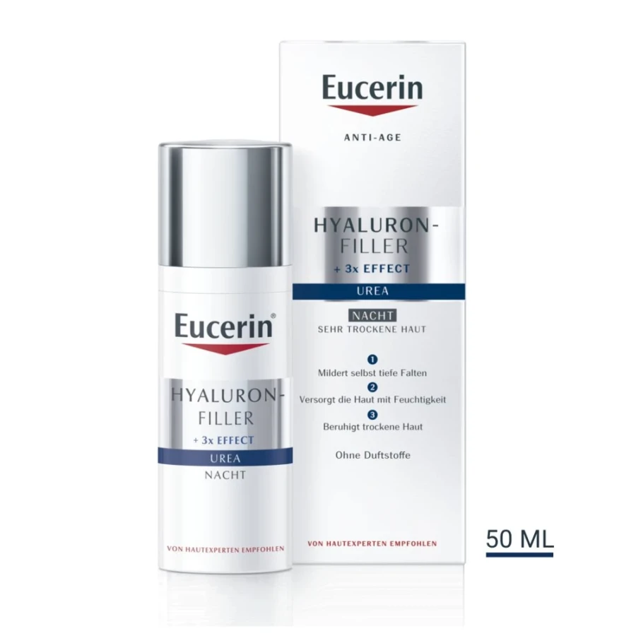 EUCERIN HYALURON-FILL+UREA Nachtpfl 50 ml EUCERIN HYALURON-FILL+UREA Nachtpfl 50 ml