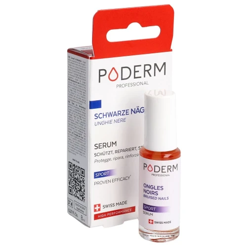 PODERM Schwarze trauma Nägel Serum Sport 8 ml