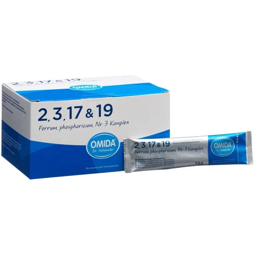 OMIDA SCHÜSSLER Nr3 Ferr phos Komp Plv Btl 30 Stk