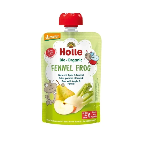 HOLLE Fennel Frog Pouchy Birne Apfel Fenchel 100 g