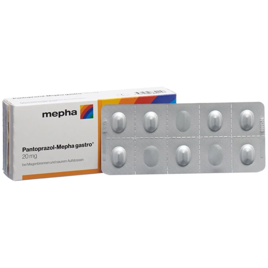 PANTOPRAZOL Mepha gastro Filmtabl 20 mg 7 Stk PANTOPRAZOL Mepha gastro Filmtabl 20 mg 7 Stk