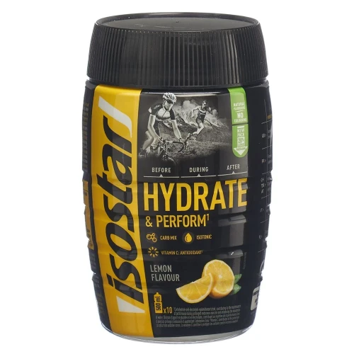 ISOSTAR Hydrate & Perform Plv Lemon 400 g