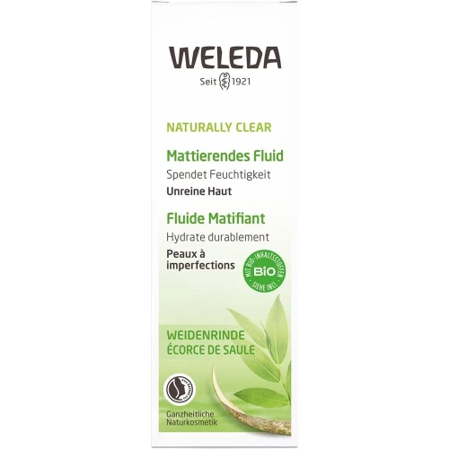 WELEDA NATURALLY CLEAR Mattierendes Fluid Tb 30 ml