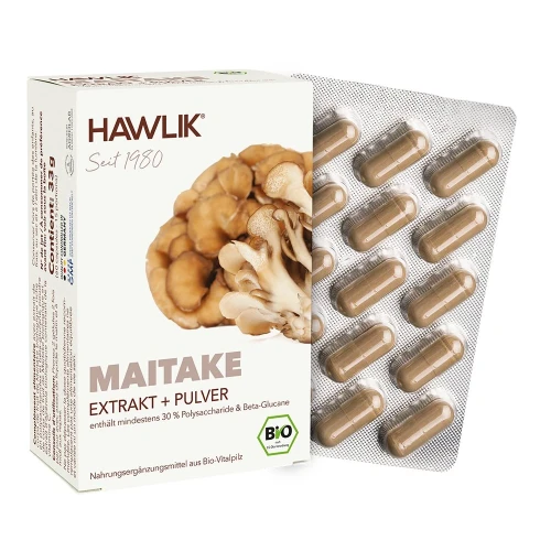 HAWLIK Maitake Extrakt + Pulver Kaps 60 Stk