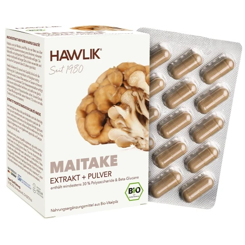 HAWLIK Maitake Extrakt + Pulver Kaps 120 Stk