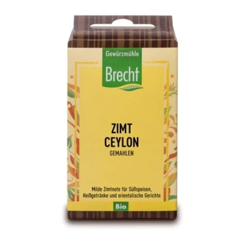 BRECHT Zimt Ceylon gemahlen Bio refill Btl 27 g