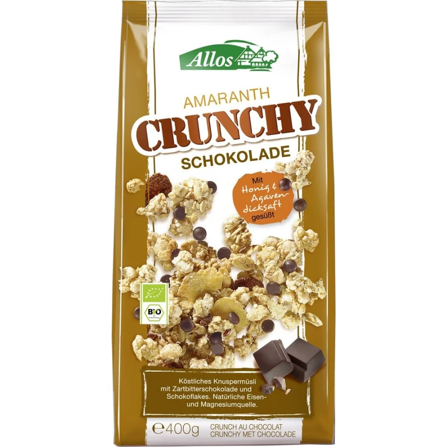 ALLOS Amaranth Crunchy Schokolade Btl 400 g