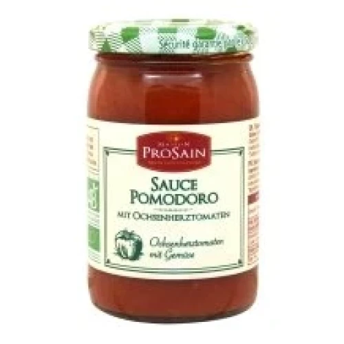 PRO SAIN Tomaten Sauce mit Gemüse Bio Glas 295 g
