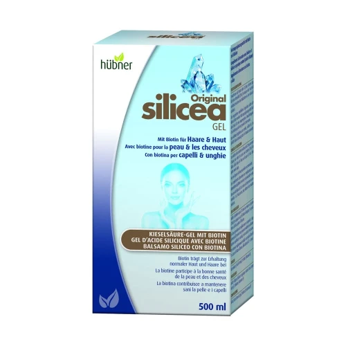 HÜBNER Silicea Gel mit Biotin Haare&Haut 500 ml