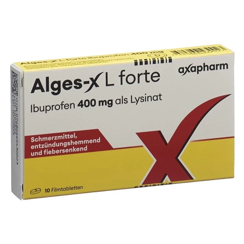 ALGES-X L forte Filmtabl 400 mg 10 Stk