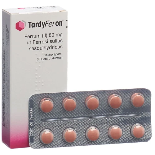TARDYFERON Ret Tabl 80 mg 30 Stk