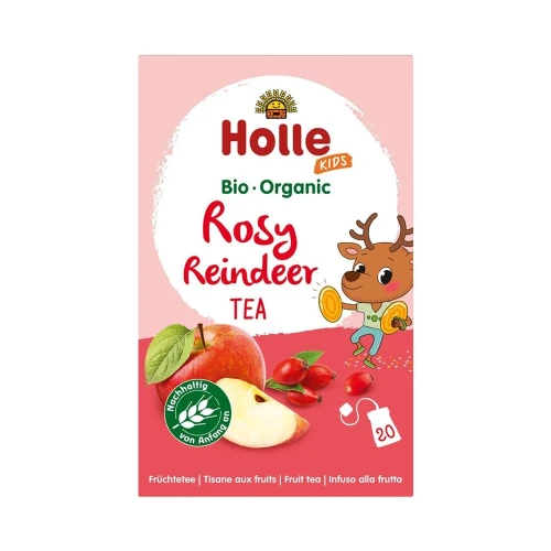 HOLLE Rosy Reindeer Früchtetee Bio 20 x 2.2 g