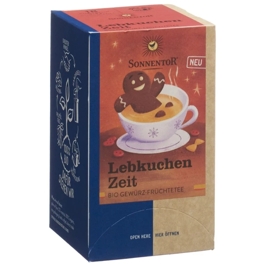 SONNENTOR Lebkuchen Zeit Tee BIO Btl 18 Stk SONNENTOR Lebkuchen Zeit Tee BIO Btl 18 Stk