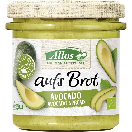 ALLOS aufs Brot Avocado Bio Glas 140 g