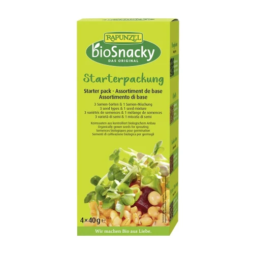 BIOSNACKY Starter-Packung 4 x 40 g