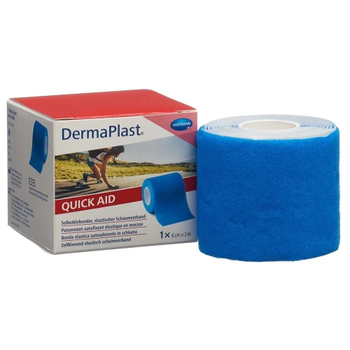 DERMAPLAST QuickAid 6cmx2m blau