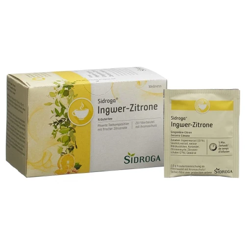 SIDROGA Ingwer-Zitrone Btl 20 Stk