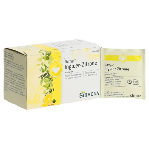 SIDROGA Ingwer-Zitrone Btl 20 Stk
