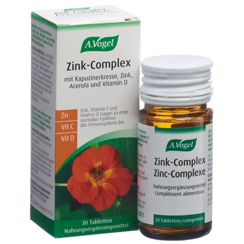 VOGEL Zink-Complex Tabletten Glasflasche 30 Stk