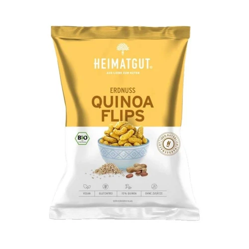 HEIMATGUT Erdnuss Quinoa Flips 115 g