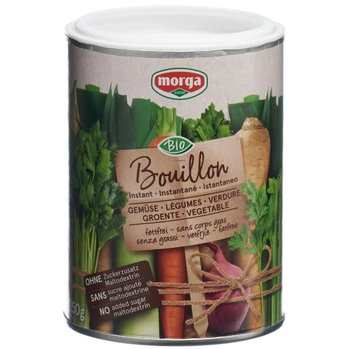MORGA Gemüse Bouillon go clean fettfrei Bio 250 g