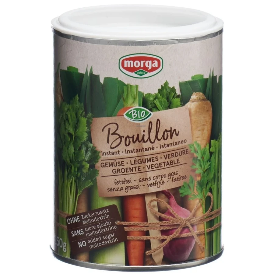 MORGA Gemüse Bouillon go clean fettfrei Bio 250 g MORGA Gemüse Bouillon go clean fettfrei Bio 250 g