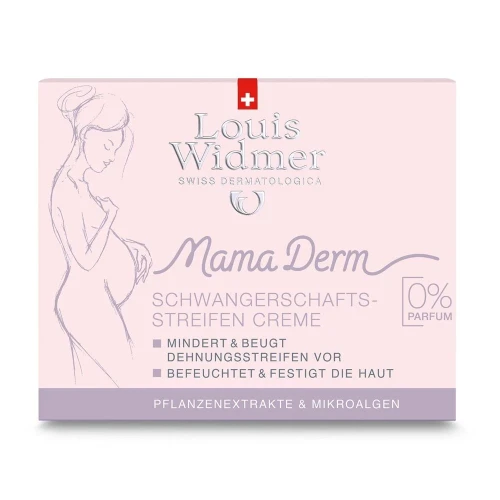LOUIS WIDMER MamaDerm Schwangerschafts Creme Unparfümiert 250 ml