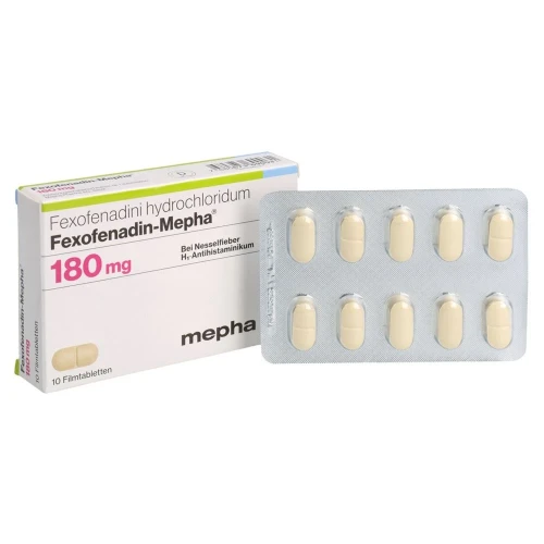 FEXOFENADIN Mepha Filmtabl 180 mg 10 Stk