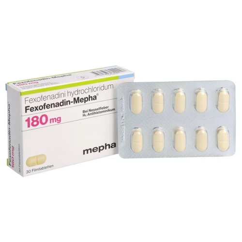 FEXOFENADIN Mepha Filmtabl 180 mg 30 Stk