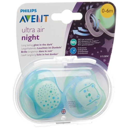 AVENT PHILIPS Schnul ultra air Ni 0-6M Boy Ste/Kat