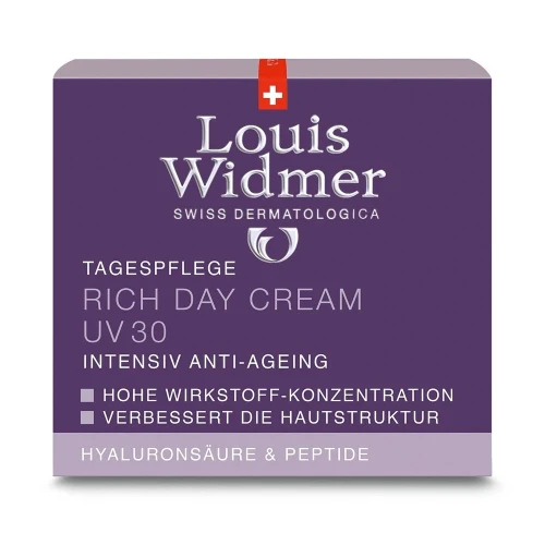 LOUIS WIDMER Rich Day Cream UV30 parfümiert 50 ml