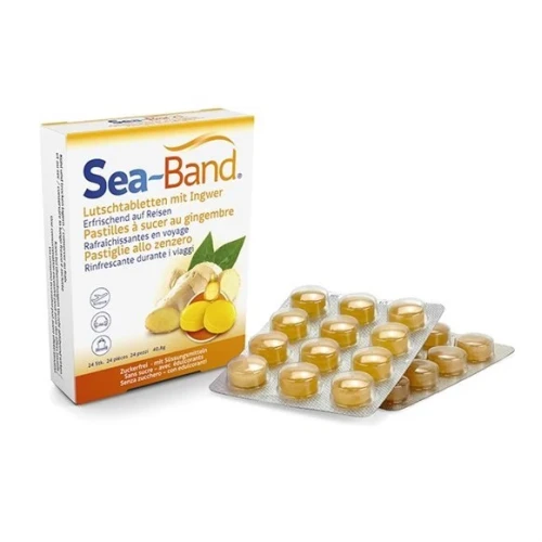 SEA-BAND Ingwer Lutschtabletten 24 Stk