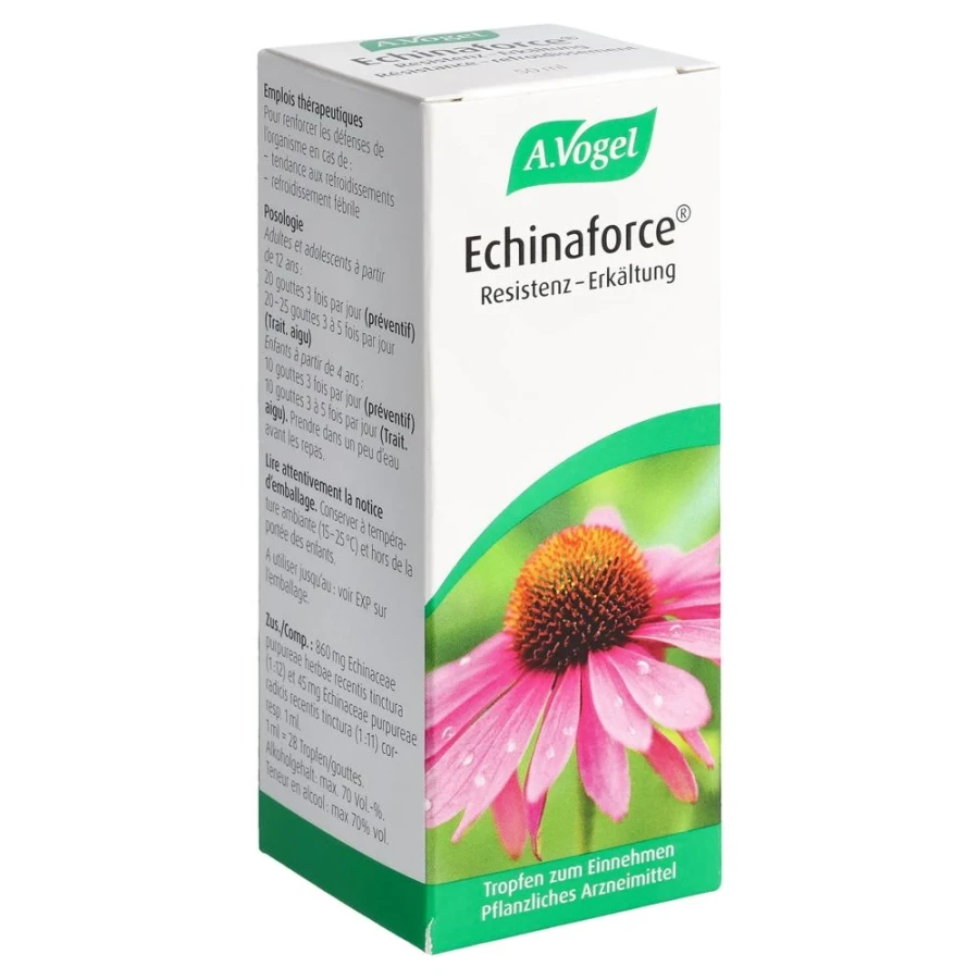 VOGEL Echinaforce Resistenz Erkältung Tropfen 50 ml VOGEL Echinaforce Resistenz Erkältung Tropfen 50 ml