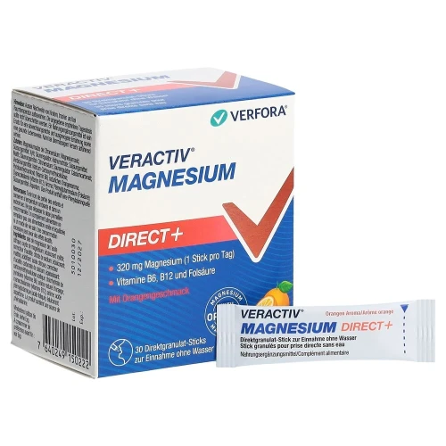 VERACTIV Magnesium Direct+ Orange Stick 30 Stk