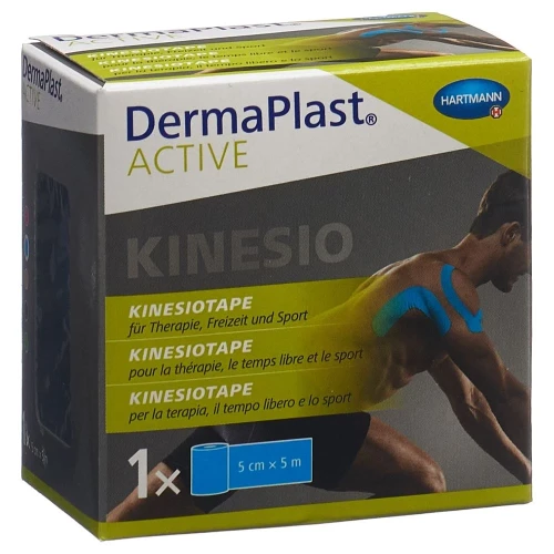 DERMAPLAST Active Kinesiotape 5cmx5m blau