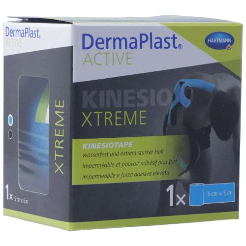 DERMAPLAST Active Kinesiotape Xtreme 5cmx5m blau