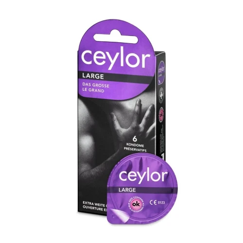 CEYLOR Large Präservativ mit Reservoir 6 Stk