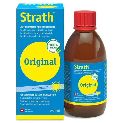 STRATH Original flüssig Aufbaumittel mit Vitamin D 250 ml