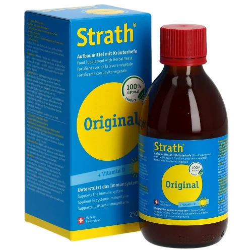 STRATH Original flüssig Aufbaumittel mit Vitamin D 250 ml