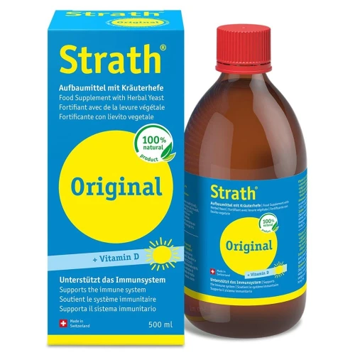 STRATH Original flüssig Aufbaumittel mit Vitamin D 500 ml