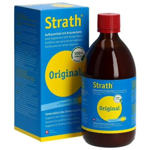 STRATH Original flüssig Aufbaumittel mit Vitamin D 500 ml
