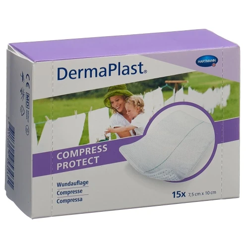 DERMAPLAST Compress Protect 7.5x10cm 15 Stk