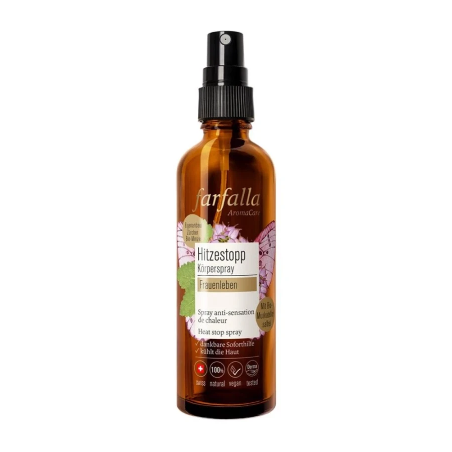 FARFALLA Hitzestopp Spray Frauenleben Muskatellersalbei 75 ml FARFALLA Hitzestopp Spray Frauenleben Muskatellersalbei 75 ml