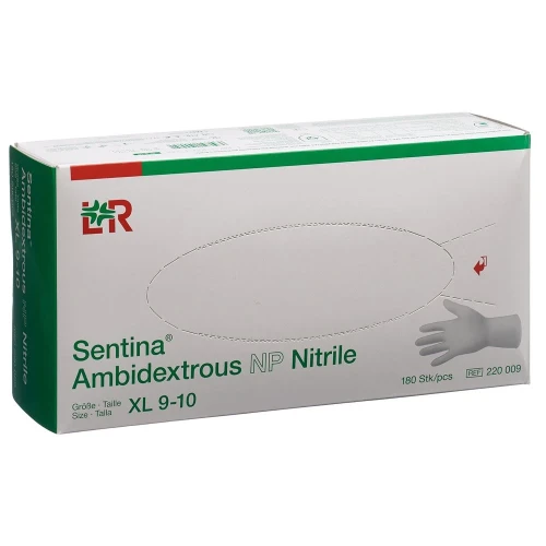 SENTINA Ambidextrous XL 9-10 Nitrile pud f 180 Stk