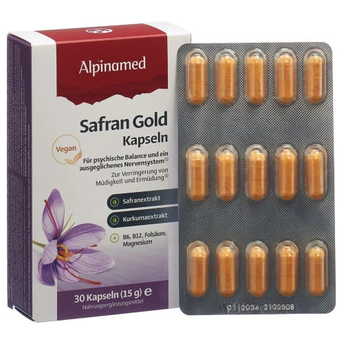 ALPINAMED Safran Gold Kapseln 30 Stk